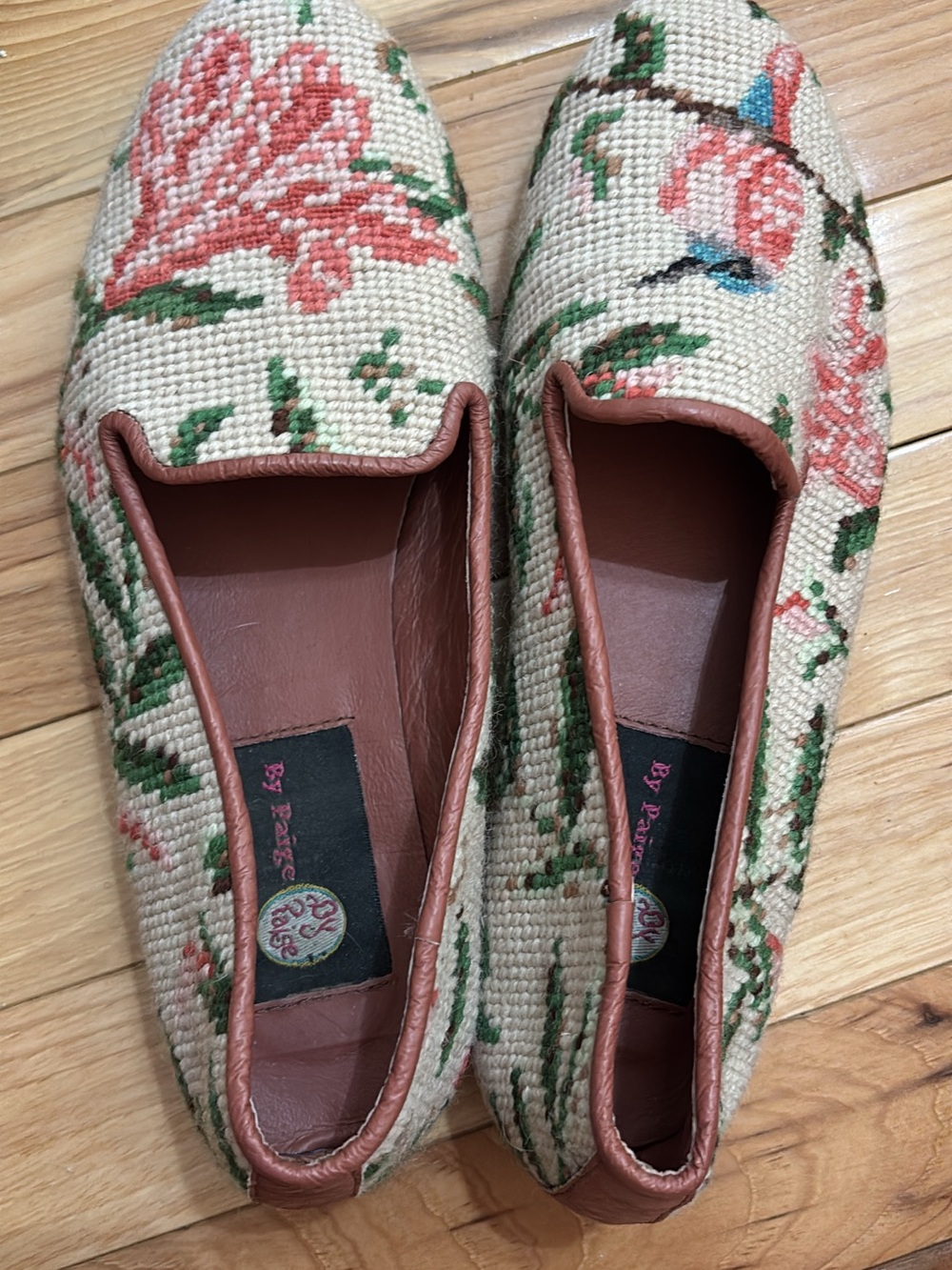 By Paige needlepoint loafer